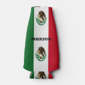 Patriotische Mexikanflagge Flaschenkühler (Vorderseite)