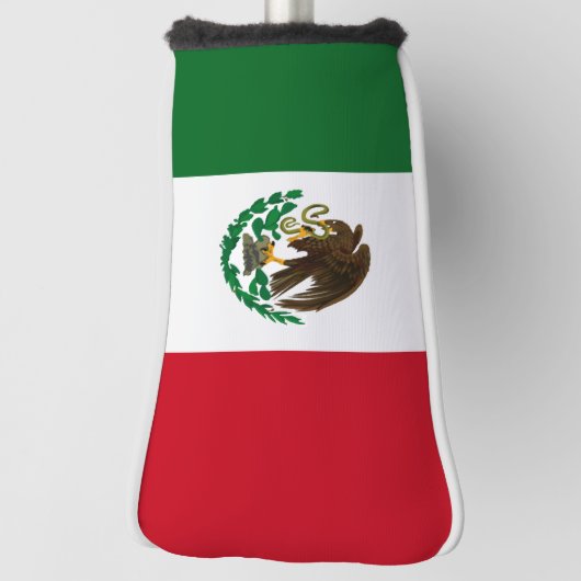Patriotische Mexikanflagge Golf Headcover (Rotieren 90)