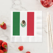 Patriotische Mexikanflagge Serviette (Beispiel)