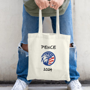 Patriotische Mike Pence 2024 Wahl Adler T - Shirt Tragetasche