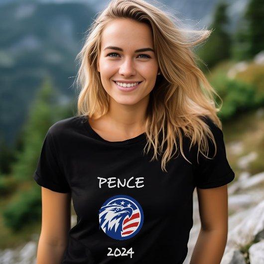 Patriotische Mike Pence 2024 Wahlen Eagle Dark T-Shirt