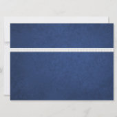 Patriotische Militärblumenhochzeit Oversifiziert Einladung (Rückseite)