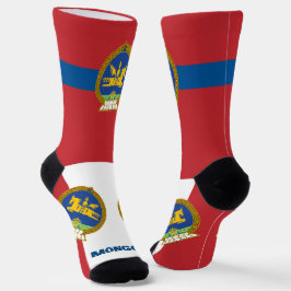 Patriotische mongolische Flagge, Nachhaltige Mongo Socken