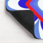 PATRIOTISCHE MUSEPAD - DESIGNER HERZEN BLUME MOUSEPAD (Ecke)