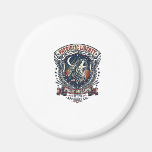 Patriotische Nachtmission Patriot Wolf Militär-Ins Magnet