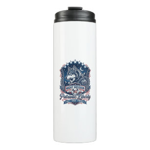 Patriotische Nachtmission Patriot Wolf Militär-Ins Thermosbecher