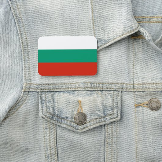 Patriotische Namensmarke mit bulgarischer Flagge Namensschild (Beispiel)