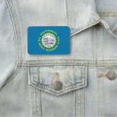 Patriotische Namensmarke mit der Flagge von South Namensschild (Beispiel)