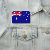 Patriotische Namensmarke mit Flagge Australiens Namensschild (Beispiel)