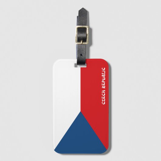 Patriotische Nationalflagge Gepäckanhänger (Vorderseite Vertikal)