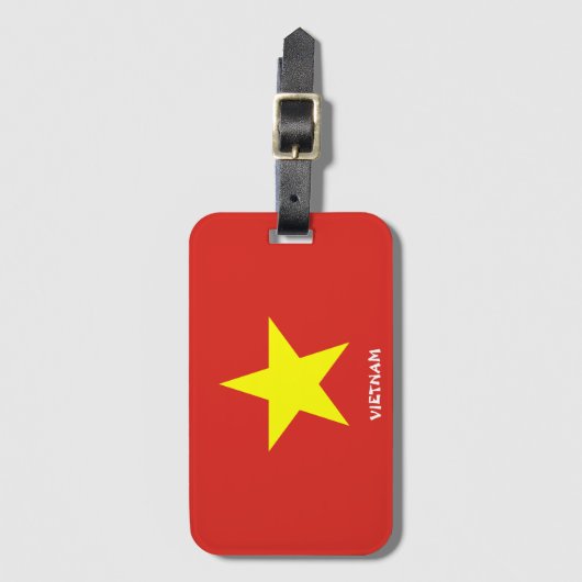 Patriotische Nationalflagge Gepäckanhänger (Vorderseite Vertikal)