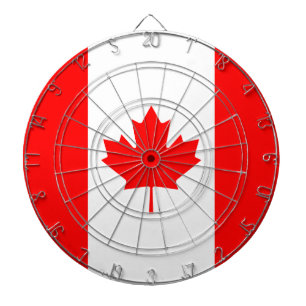 Patriotische Nationalflagge KANADA Dartscheibe