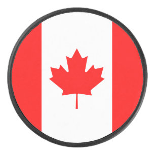 Patriotische Nationalflagge KANADA Eishockey Puck