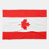 Patriotische Nationalflagge KANADA Handtuch (Horizontal)