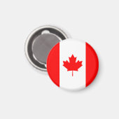 Patriotische Nationalflagge KANADA Magnet (Vorderseite/Rückseite)