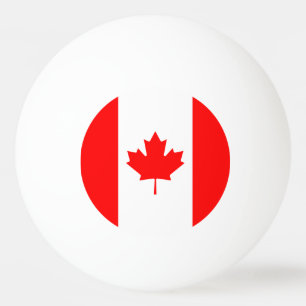 Patriotische Nationalflagge KANADA Tischtennisball