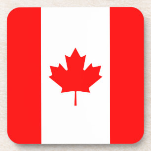 Patriotische Nationalflagge KANADA Untersetzer