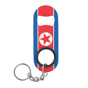 Patriotische Nationalflagge Nordkoreas Mini Flaschenöffner