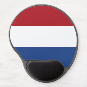 Patriotische niederländische Flagge Gel Mousepad