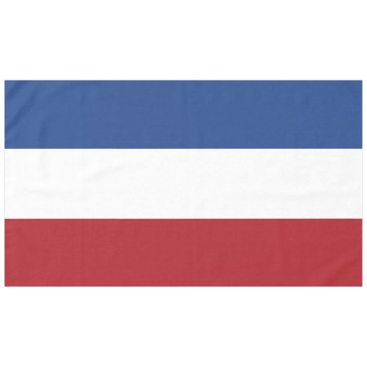 Patriotische niederländische Flagge Tischdecke (Vorderseite (Horizontal))