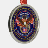 Patriotische oder silbernes ornament (Rechts)