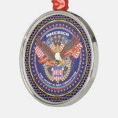 Patriotische oder silbernes ornament (Links)