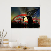 Patriotische oder Veteran Pick one View Artist Com Poster (Küche)