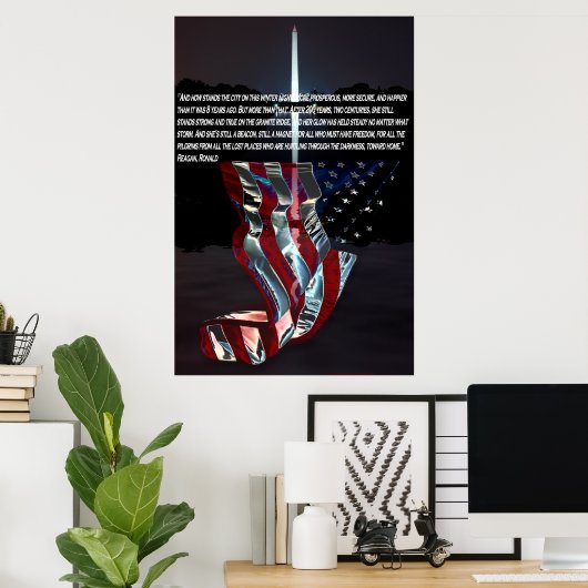 Patriotische oder Veteran Pick one View Artist Com Poster (Heimbüro)