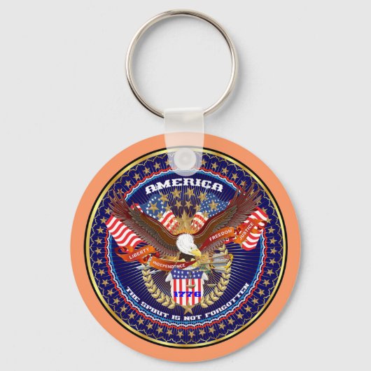 Patriotische oder Veteran Pick one View Artist Com Schlüsselanhänger (Vorderseite)