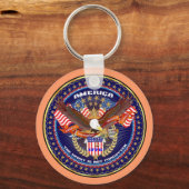 Patriotische oder Veteran Pick one View Artist Com Schlüsselanhänger (Vorderseite)