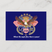 Patriotische oder visitenkarte (Rückseite)