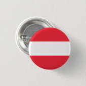 Patriotische österreichische Flagge Button (Vorne & Hinten)