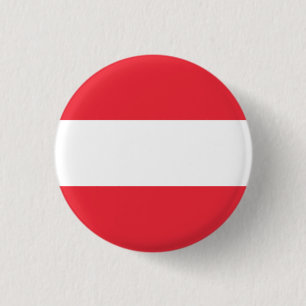 Patriotische österreichische Flagge Button