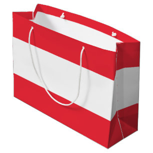 Patriotische österreichische Flagge Große Geschenktüte