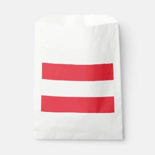 Patriotische österreichische Flagge Gunsterbeutel Geschenktütchen