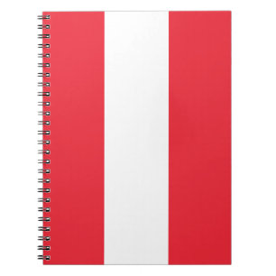 Patriotische österreichische Flagge Notizblock