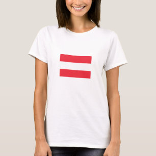 Patriotische österreichische Flagge T-Shirt