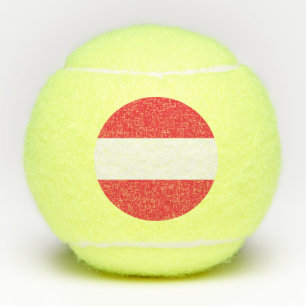 Patriotische österreichische Flagge Tennisbälle
