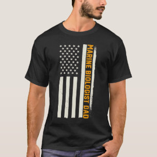 Patriotische Ozeanographie Biologie Meeresbiologe T-Shirt