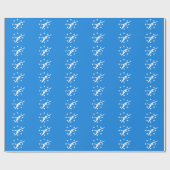 Patriotische Packpapierflagge Corpus Christi Geschenkpapier (Flach)