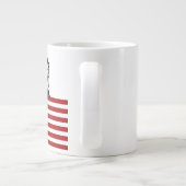 Patriotische Panda Jumbo-Tasse (Rückseite)