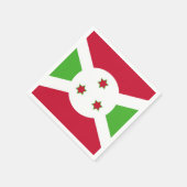 Patriotische Papierservietten mit der Flagge Burun (Ecke)
