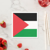 Patriotische Papierservietten mit der Flagge Paläs (Beispiel)