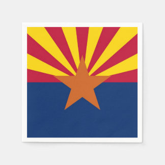 Patriotische Papierservietten mit der Flagge von A