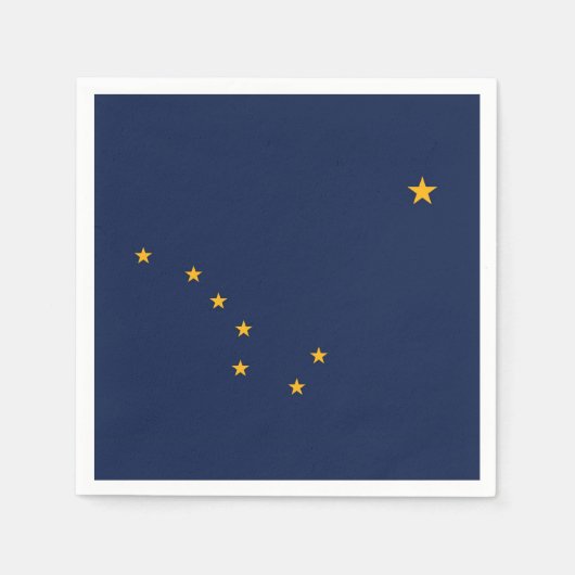 Patriotische Papierservietten mit der Flagge von A (Vorderseite)