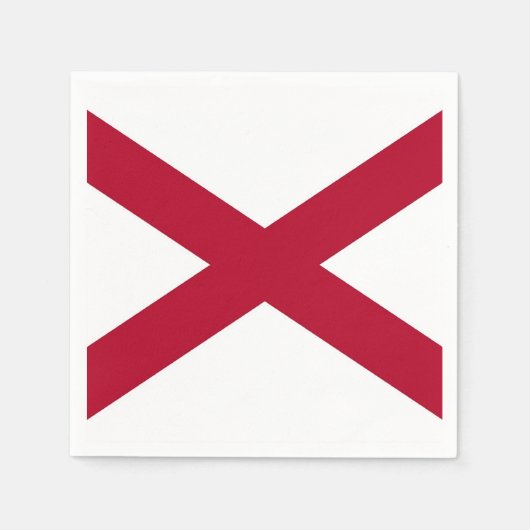 Patriotische Papierservietten mit der Flagge von A (Vorderseite)