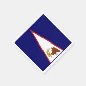 Patriotische Papierservietten mit der Flagge von S (Ecke)