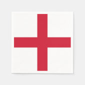 Patriotische Papierservietten mit englischer Flagg (Vorderseite)