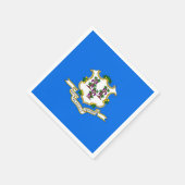 Patriotische Papierservietten mit Flagge von Conne (Ecke)