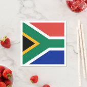 Patriotische Papierservietten mit südafrikanischer (Beispiel)